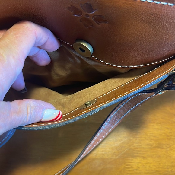 Patricia Nash Brown Leather Shoulder Bag Tote Purse Excellent condition Roomy - Picture 9 of 14